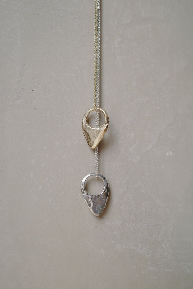 Crescent Tab Necklace