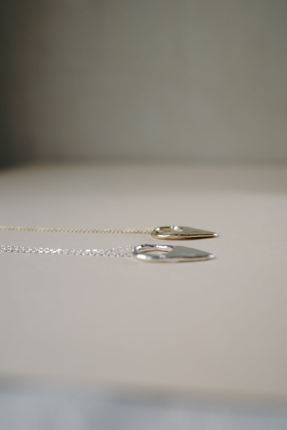 Crescent Tab Necklace