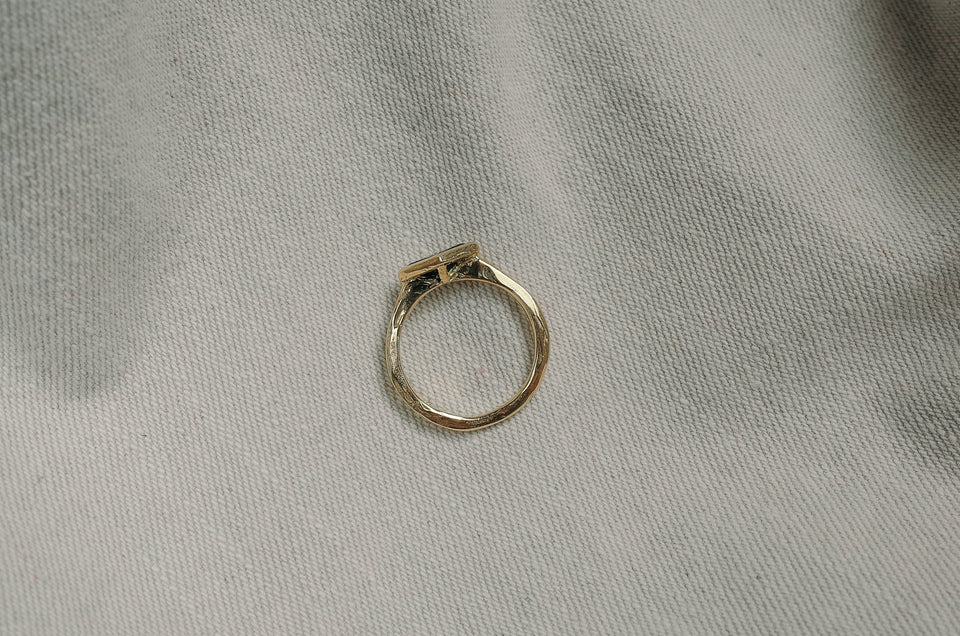 Lozenge Sapphire Ring
