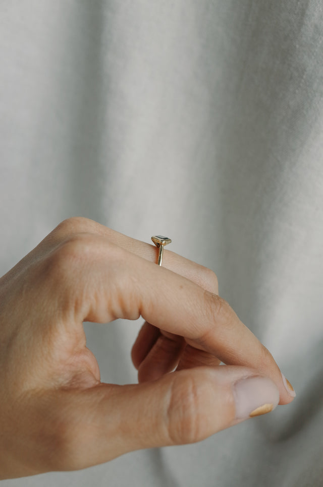 Lozenge Sapphire Ring
