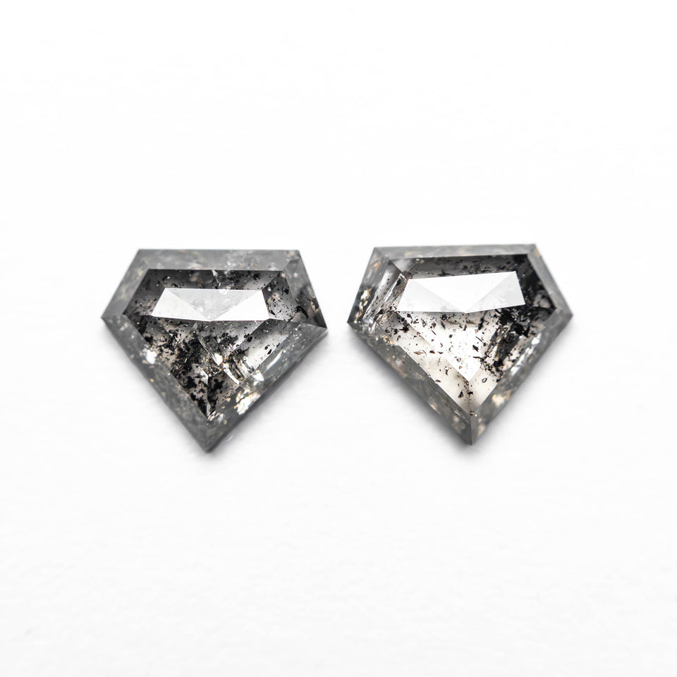 0.84cttw 5.05x5.60x2.01mm 5.06x5.61x1.91mm Shield Rosecut Matching Pair 19760-06