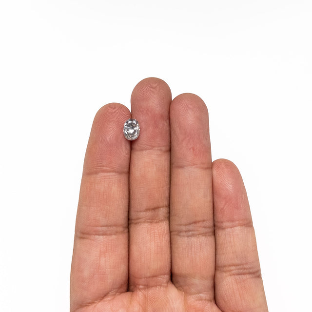IN SHOP _ 1.45ct 7.67x5.70x4.40mm SI2 Fancy Grey Oval Brilliant 19916-03