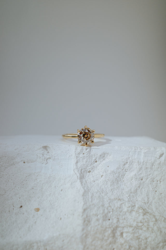 2/ Modern Antique Champagne Old European Cut