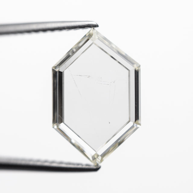 2.37ct 13.28x8.43x2.07mm SI2 O-P Hexagon Portrait Cut 21688-01