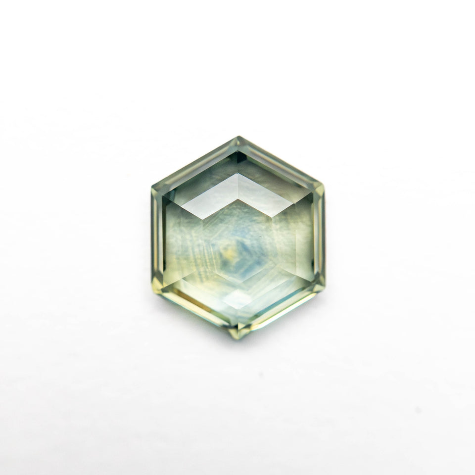 1.24ct 7.25x6.18x2.62mm Hexagon Step Cut Sapphire 22434-125