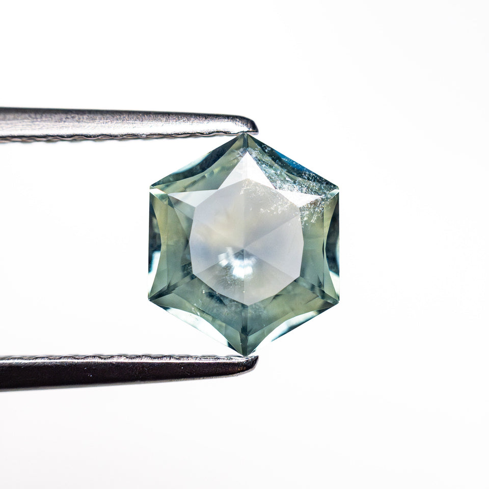 1.09ct 7.61x6.49x3.09mm Hexagon Brilliant Sapphire 22434-128