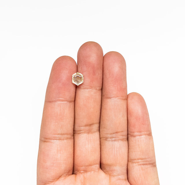 1.51ct 7.60x6.30x3.16mm Hexagon Step Cut Sapphire 22434-151