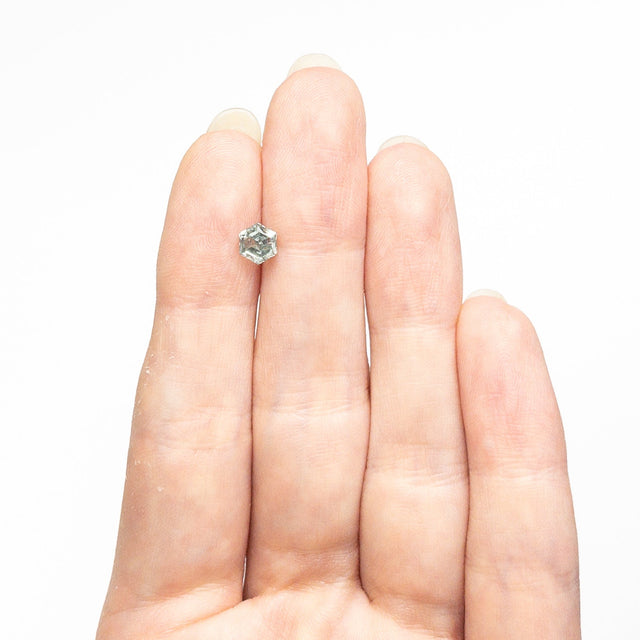 0.90ct 5.64x4.82x4.01mm Hexagon Brilliant Sapphire 23671-03