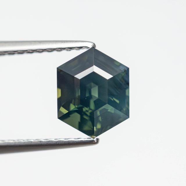 1.79ct 7.76x6.15x4.95mm Hexagon Step Cut Sapphire 23814-01