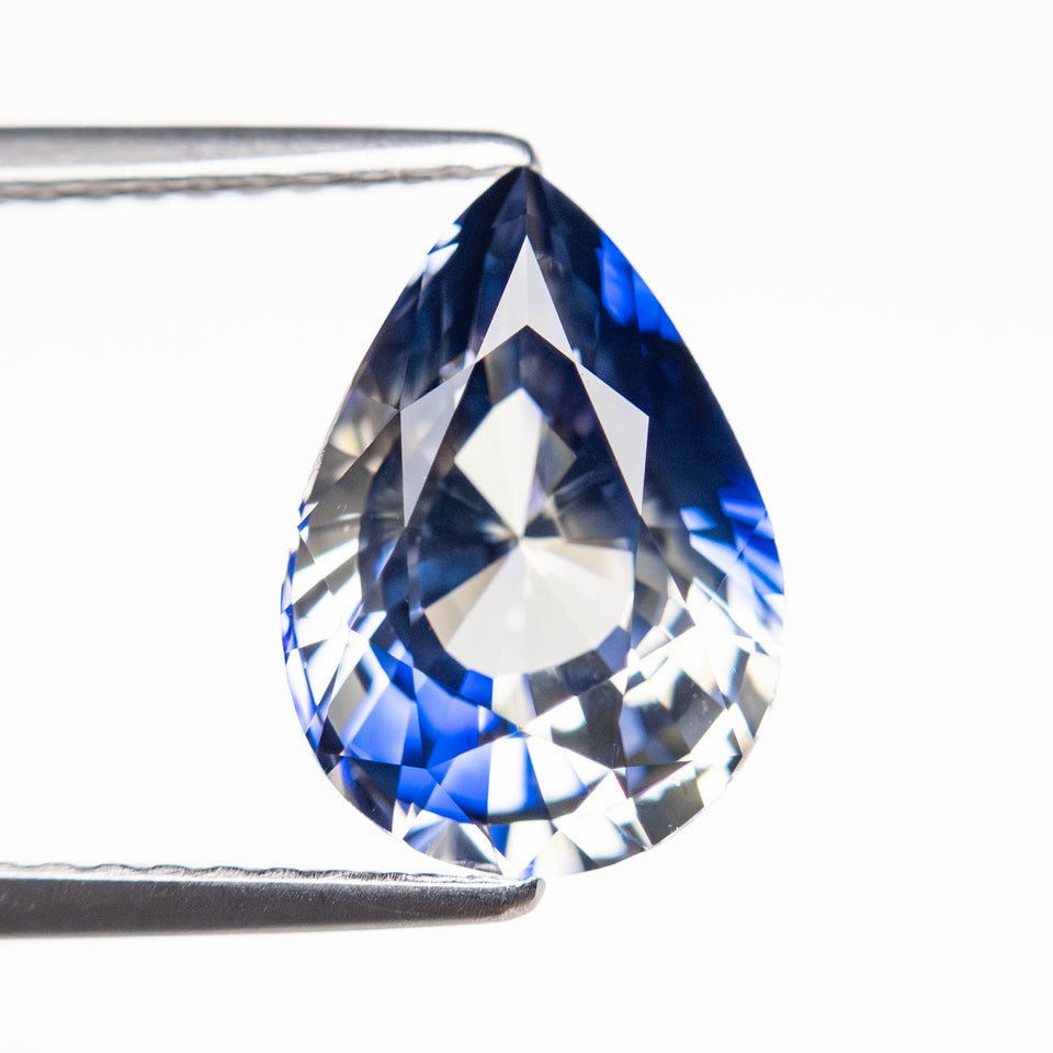 3.35ct 10.97x7.74x5.51mm Pear Brilliant Sapphire 25134-01