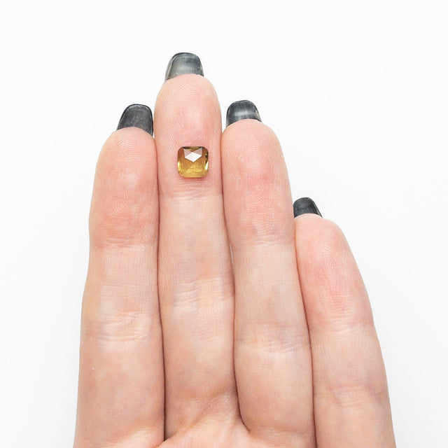 1.05ct 6.12x6.11x2.43mm Cushion Rosecut Sapphire 26327-97