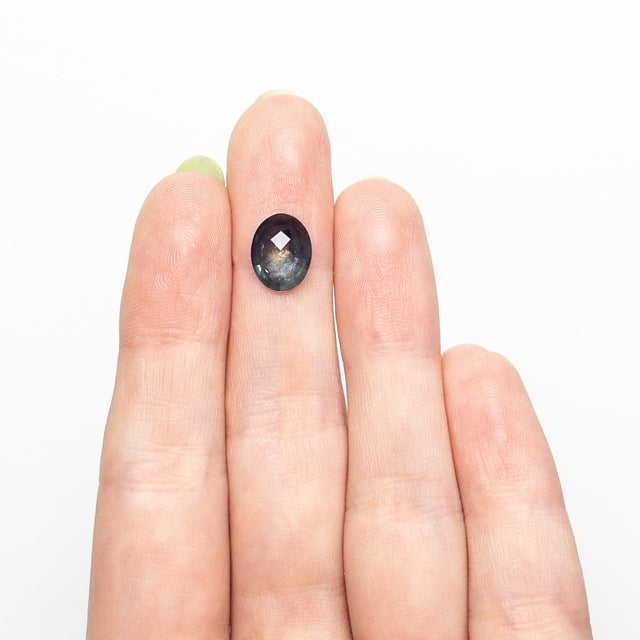 2.21ct 10.10x7.90x3.29mm Oval Rosecut Sapphire 26582-04