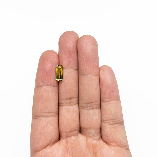 1.82ct 11.40x4.98x2.98mm Cut Corner Rectangle Step Cut Sapphire 27157-01