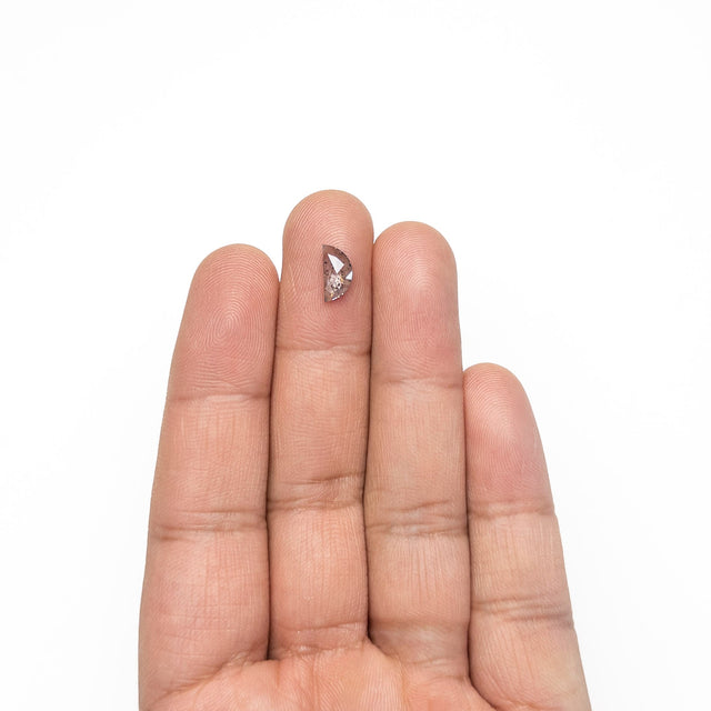 0.71ct 9.18x4.71x1.89mm Half Moon Rosecut 27225-08