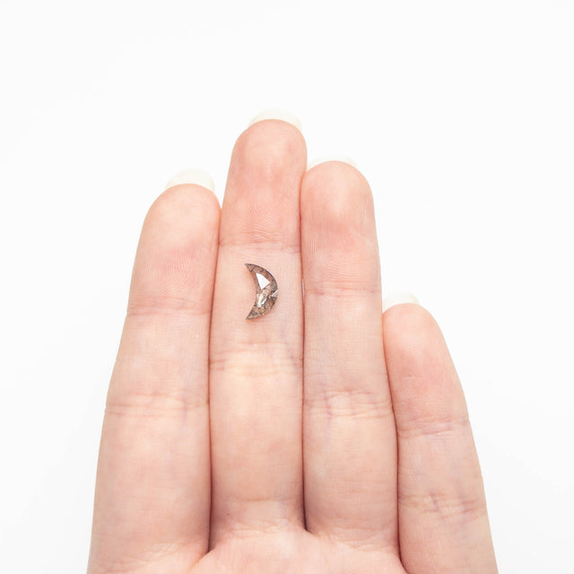 0.81ct 10.17x5.90x1.97mm Crescent Moon Rosecut 27235-01