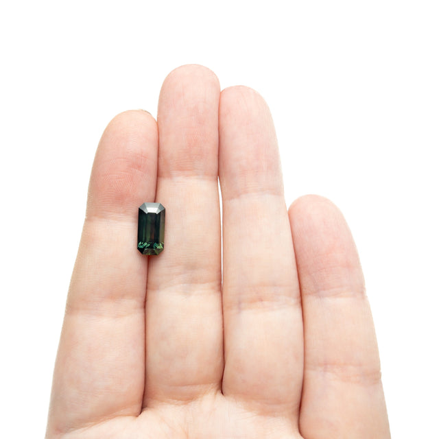 3.73ct 11.89x6.14x4.89mm Cut Corner Rectangle Step Cut Sapphire 27306-01