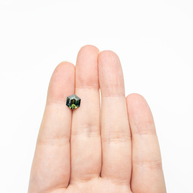 2.06ct 8.69x7.62x4.17mm Hexagon Step Cut Sapphire 27321-02