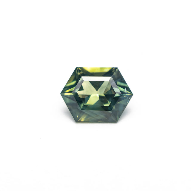 0.88ct 6.85x5.13x3.19mm Hexagon Step Cut Sapphire 27336-01