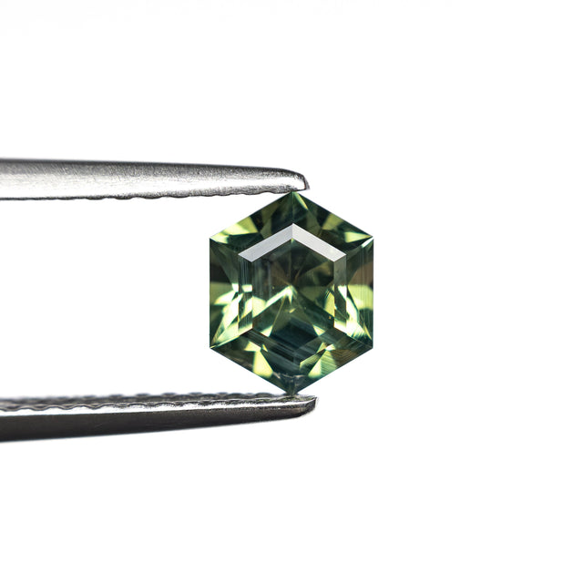 0.79ct 6.32x5.07x3.42mm Hexagon Step Cut Sapphire 27336-02