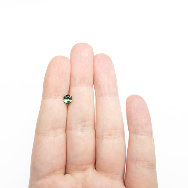 0.72ct 6.26x5.07x3.10mm Hexagon Step Cut Sapphire 27336-07