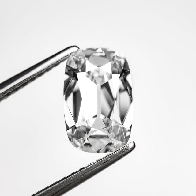 1.53ct 9.62x6.24x3.27mm GIA VS2 D Modern Antique Old Mine Cut 27398-01