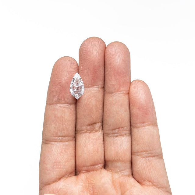 2.19ct 14.71x8.05x3.24mm GIA VS1 F Geo Pear Step Cut 27414-01