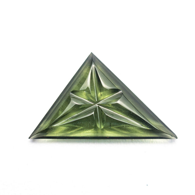 1.33ct 7.38x12.60x1.96mm Triangle Fantasy Cut Sapphire 27762-04