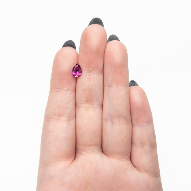 1.10ct 7.93x5.56x3.42mm Pear Brilliant Sapphire 27955-31