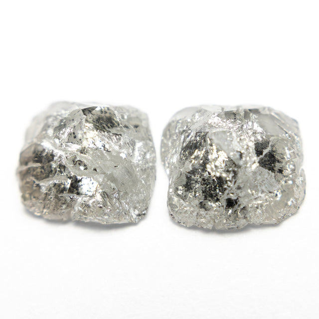3.53cttw 2pc 9.01x8.51x4.21mm 8.84x8.70x3.89mm Polished Raw Diamond Matching Pair 🇨🇦 28184-01