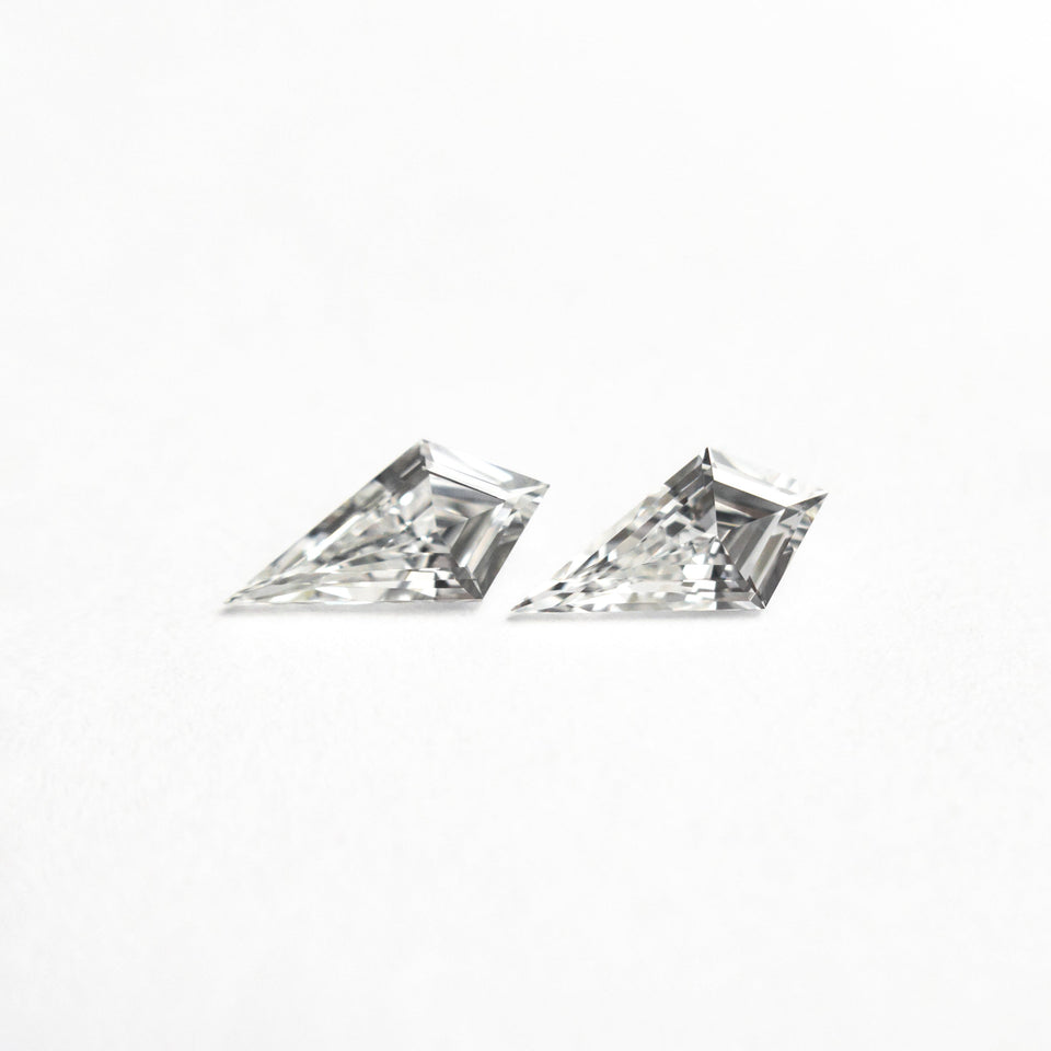 0.25cttw 2pc 5.95x2.99x1.49mm 5.85x2.93x1.54mm E-F VVS Kite Step Cut Matching Pair 26307-01