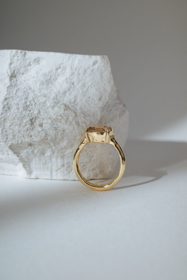 3/ Modern Antique Champagne Old Mine Cut