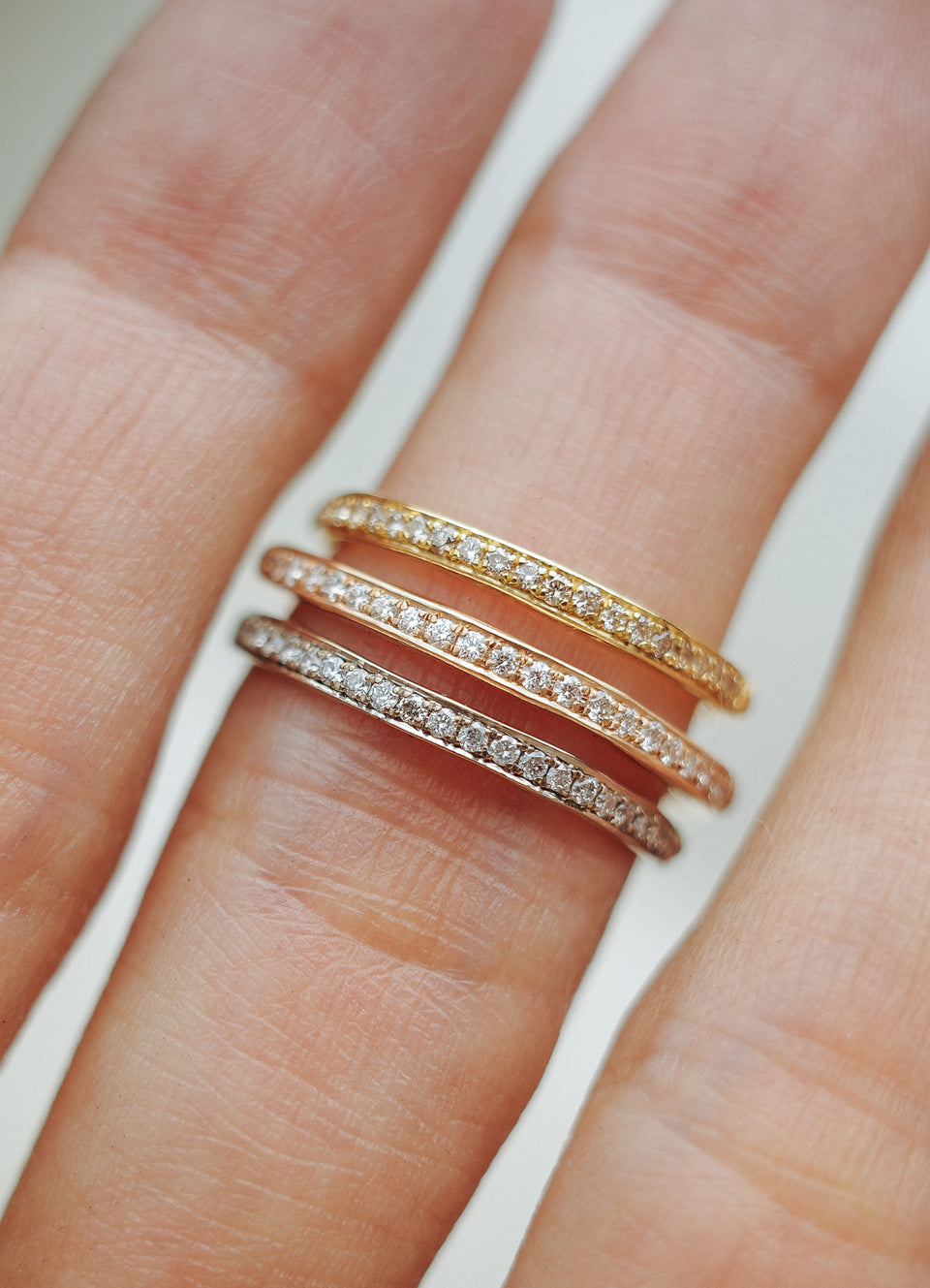 Bands II - Pavé Ring