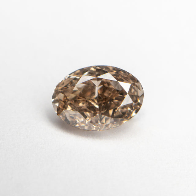 IN SHOP _ 1.34ct Oval Brilliant Cut Champagne Diamond