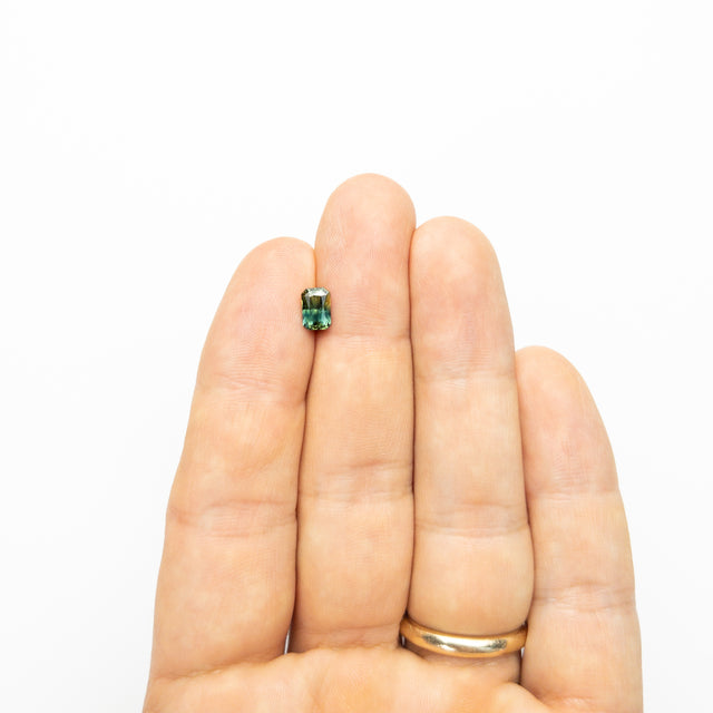 IN SHOP _ 1.08ct 6.90mm x 4.79mm Radiant Parti Sapphire CG070622-7