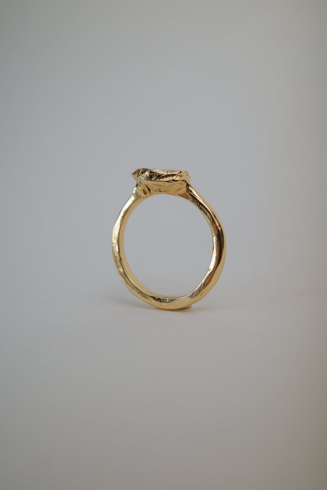Golden Madagascan Sapphire Ring