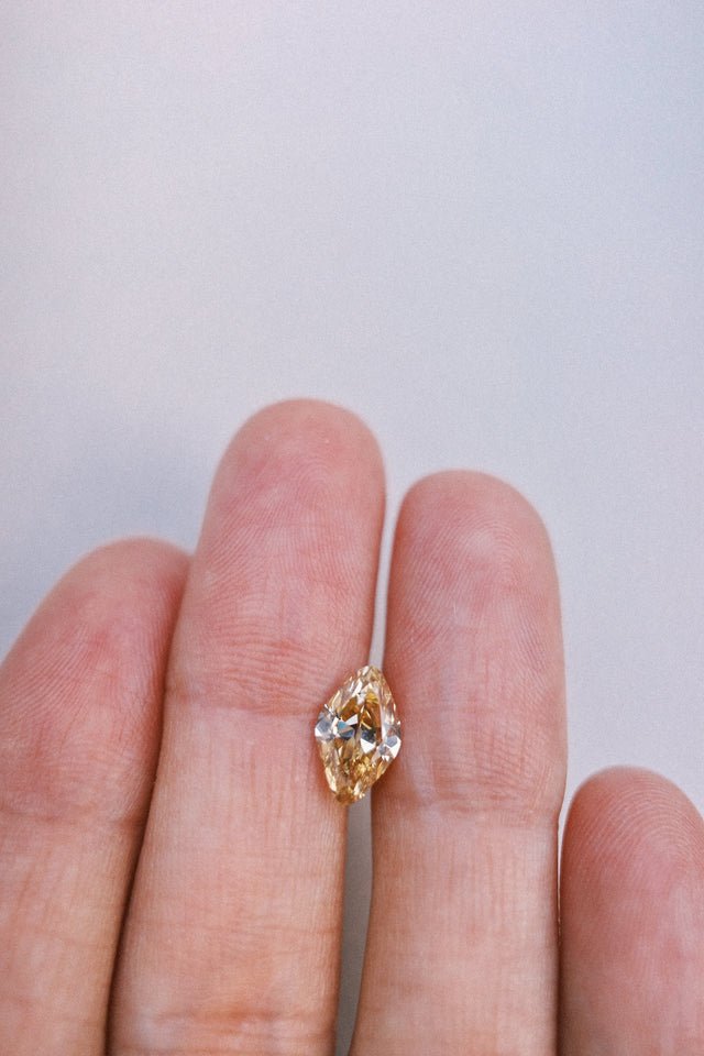 IN STUDIO _ 1.17ct 9.32mm x 5.80 mm VVS2 Modern Antique Old Mine Lozenge
