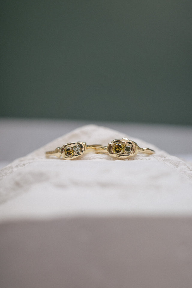 Diamond Tableau Rings