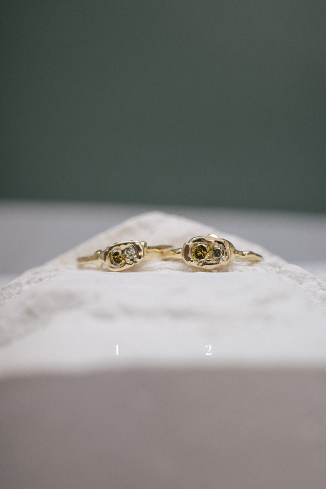 Diamond Tableau Rings