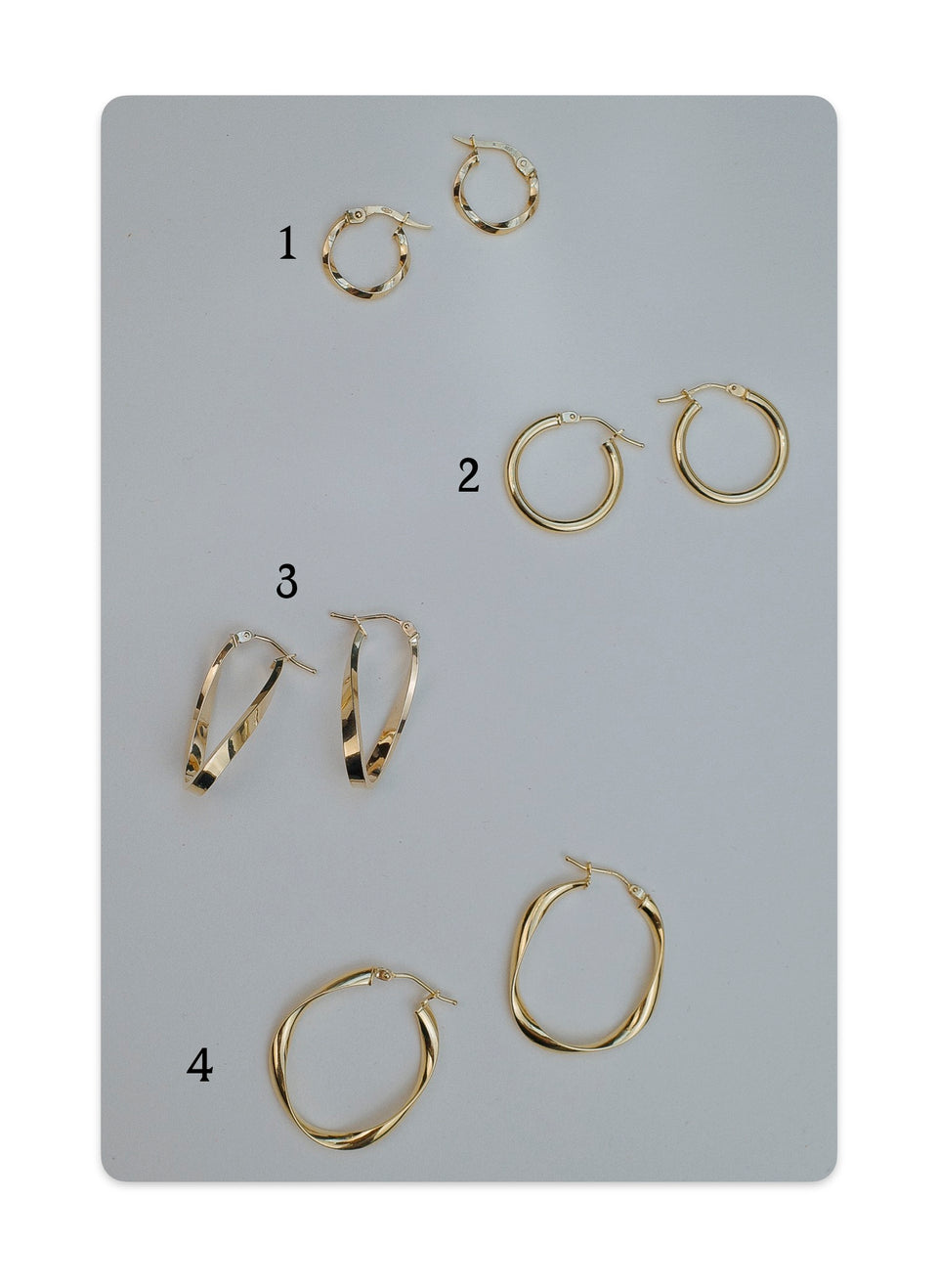 Gold Hoop Earrings