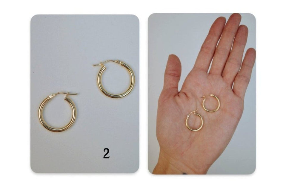 Gold Hoop Earrings