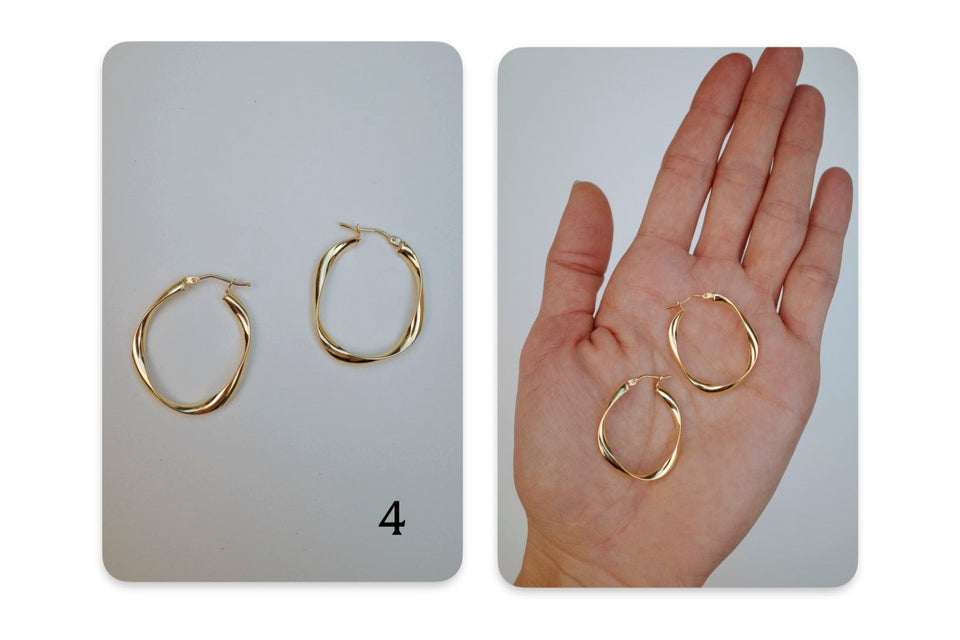 Gold Hoop Earrings