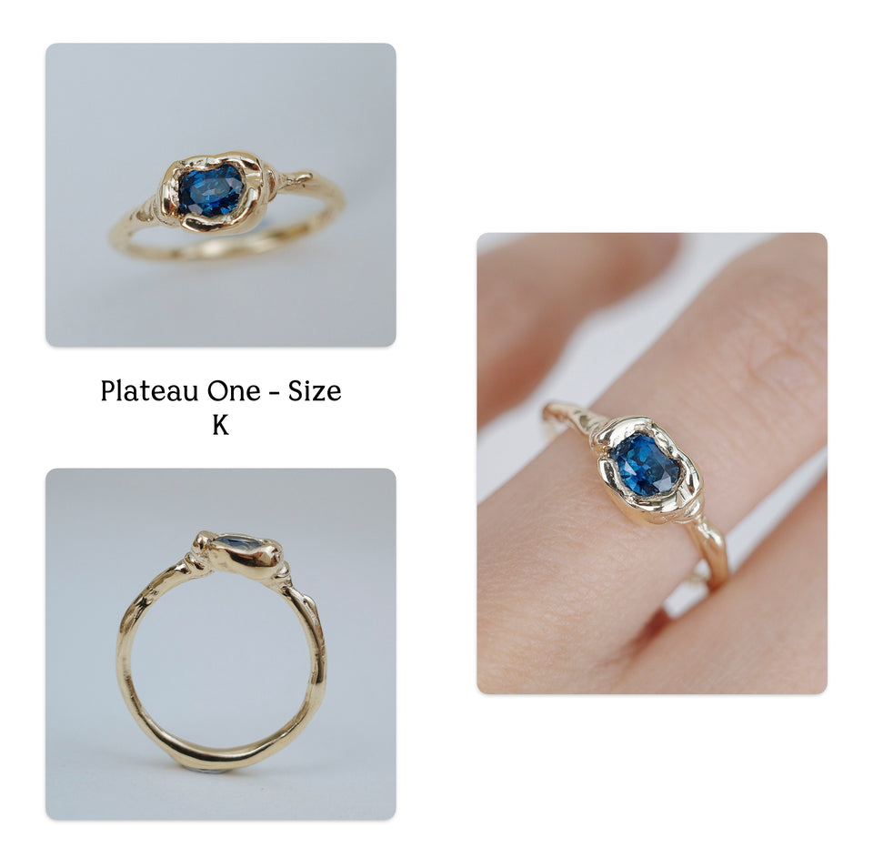 Plateau Sapphire Rings