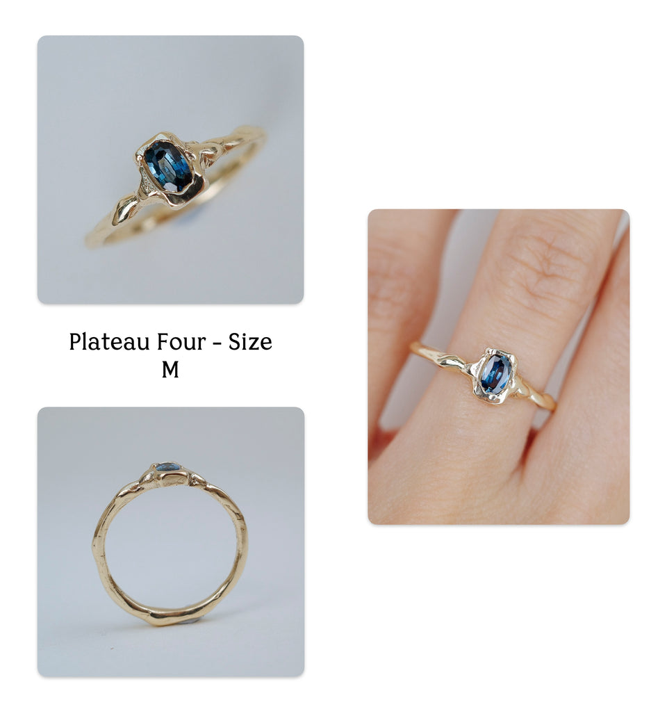 Plateau Sapphire Rings