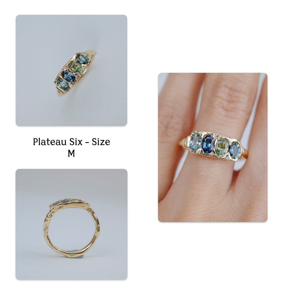 Plateau Sapphire Rings