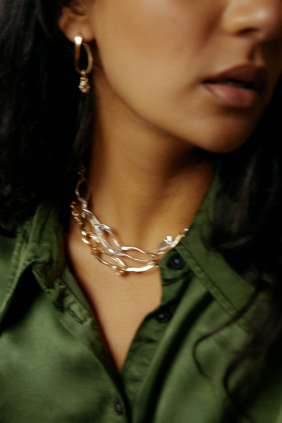 Plume Handmade Link Necklace