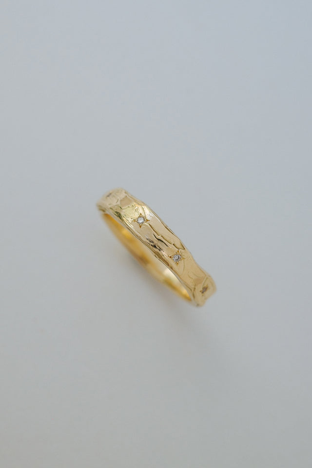 Celestial Band with Champagne Diamonds