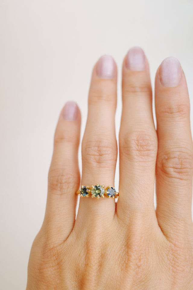 Yellow Gold Trilogy Ring
