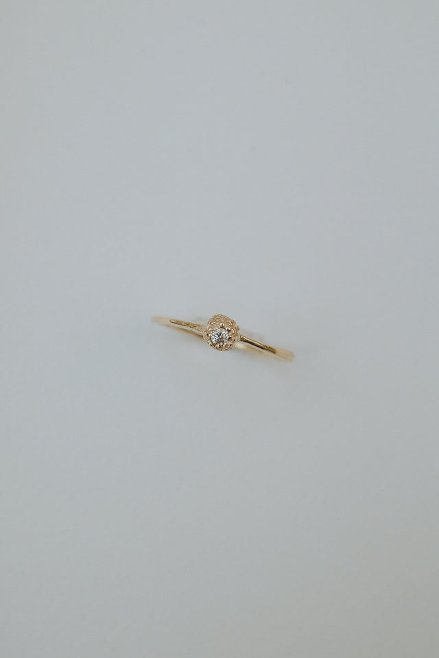 ORIGEN Seedling + Champagne Diamond Ring