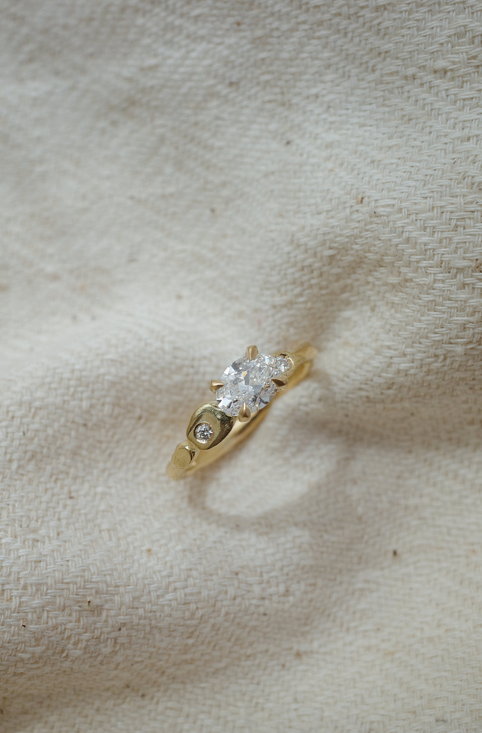 Diamond Lilypad Ring