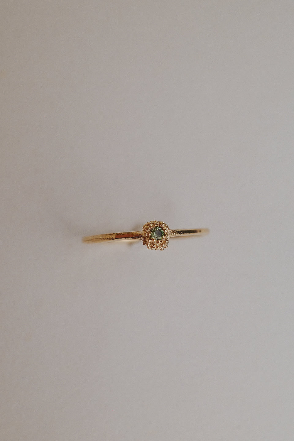 ORIGEN Seedling + Green Sapphire Ring